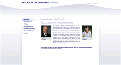 Desktop Screenshot of anton-petra-ehrmann-stiftung.de